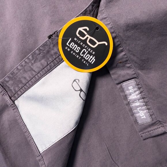 Ariat Rebar Gray Make Tough Dura Stretch Classic Fit Work Shirt Mens Size XL - Picture 8 of 14